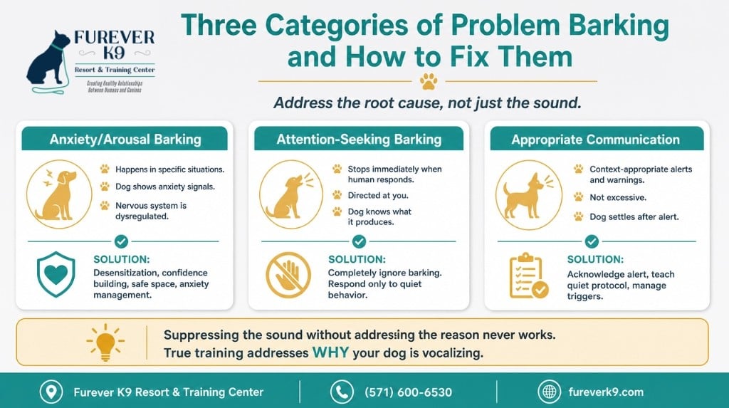 infographics about dog barking and vocalizations